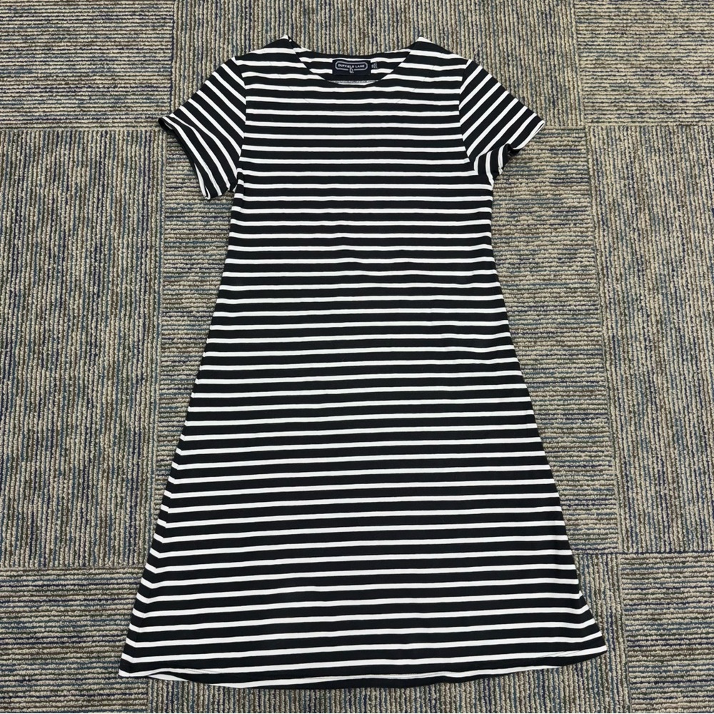 Duffield Lane Signature Stretch Cotton Stripe Dress Size XS